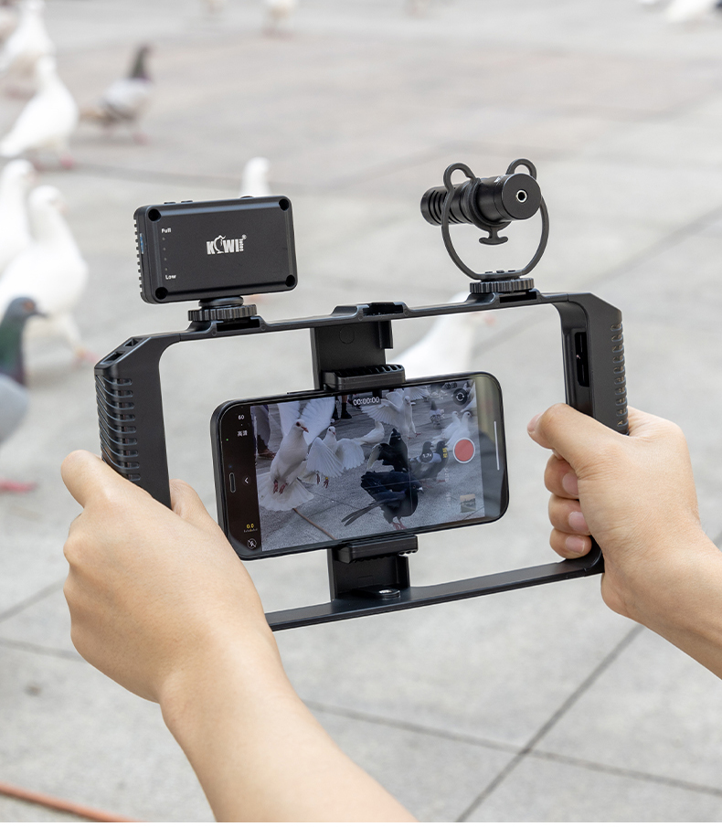 通用手机兔笼稳定器拍摄辅助工具摄影支架多功能拓展框双持手柄拍照