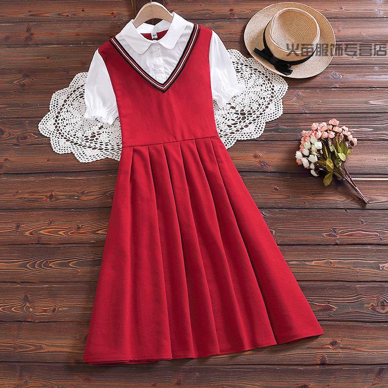 中学生女连衣裙2022夏季小礼服艺考钢琴比赛演出初中高中学生连衣裙潮