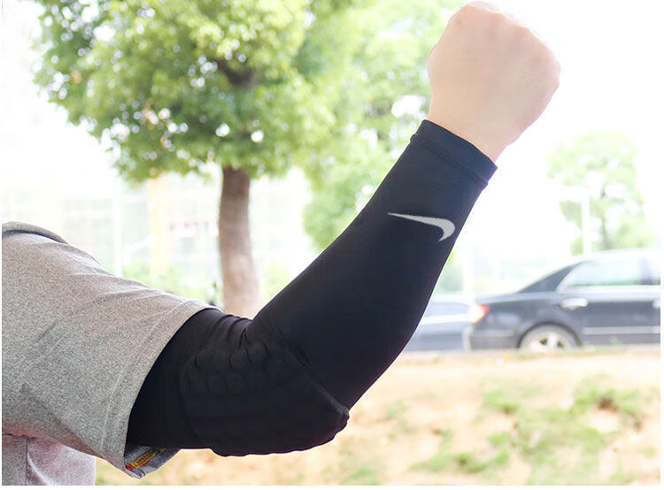 精选护臂冰丝防晒护臂袖套篮球男女运动遮纹身骑行护肘冰袖手臂袖黑色