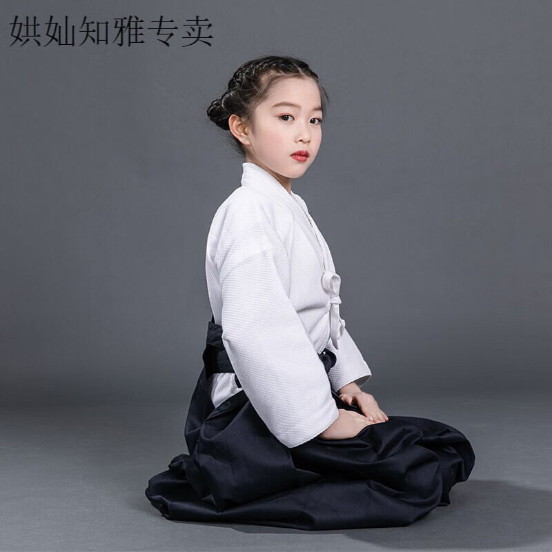 剑道服 日本剑道服套装男女儿童成人普及入门棉蓝白可刺绣xt 白色剑道