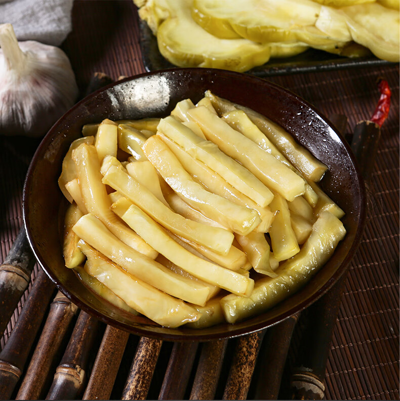 温州生榨菜片条浙江永嘉特产农家腌制泡菜咸菜酱菜条酸爽孕妇下饭