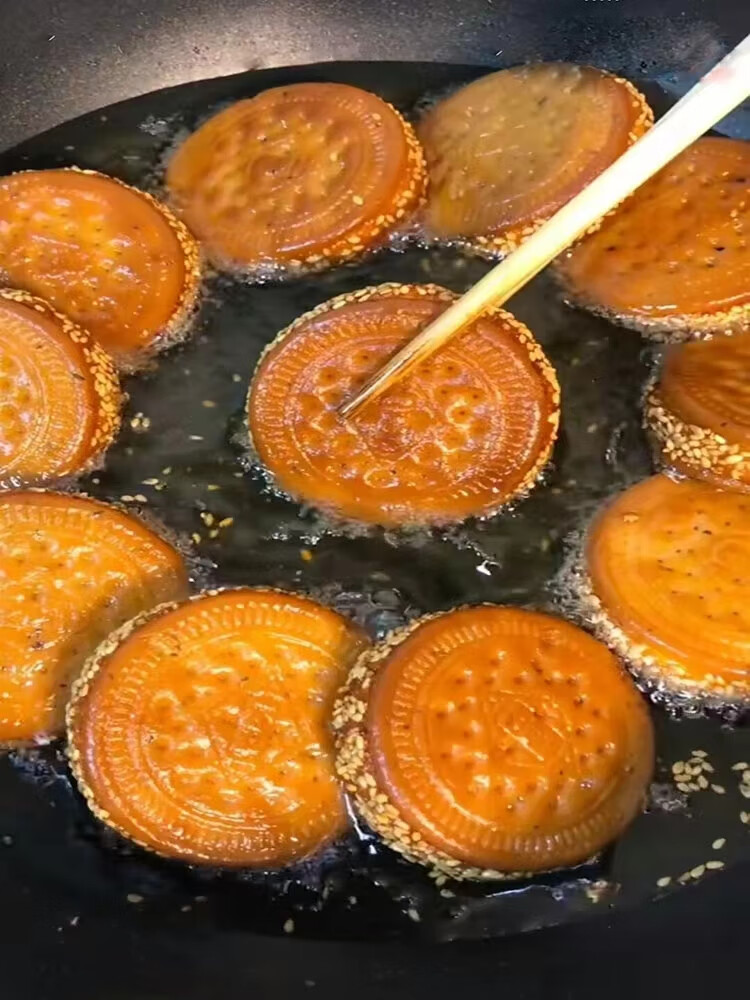 南瓜饼老式油炸正宗传统手工糕点早餐代餐零食甜点休闲食品 老式油炸