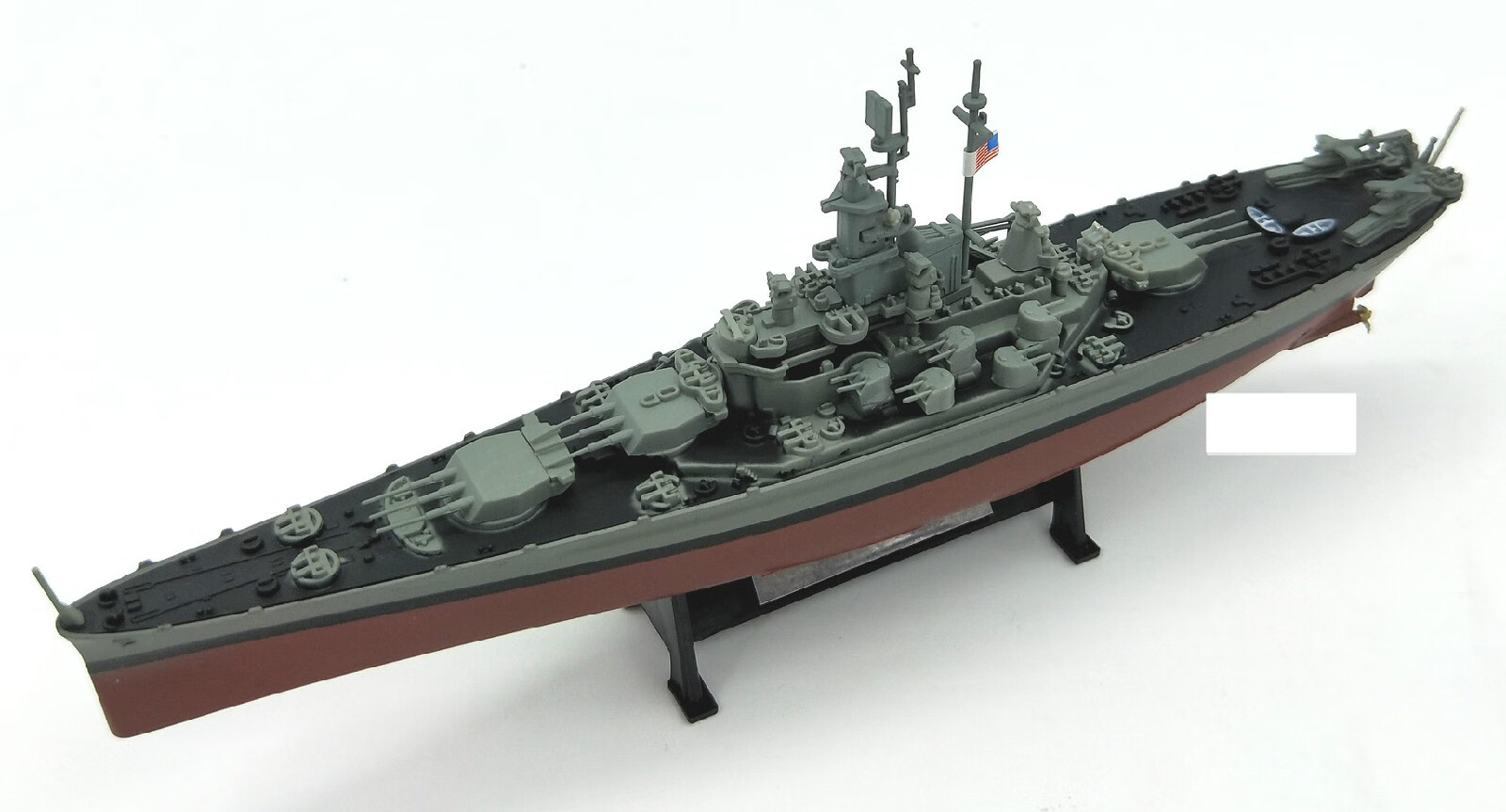 军舰模型1:1000二战巡洋战列舰胡德密苏里武藏衣阿华仿真静态成品送人