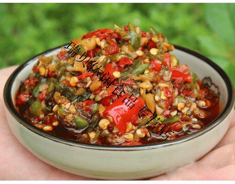 蒜蓉辣椒酱四川成都特产剁椒酱开味下饭菜拌饭酱双椒酱大瓶装超辣中辣