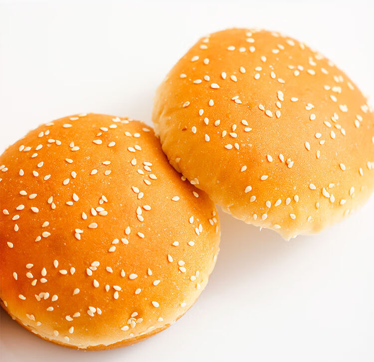 辣妈生活芝麻汉堡包面包胚双层半成品家庭装皮坯子即食家用商用芝麻