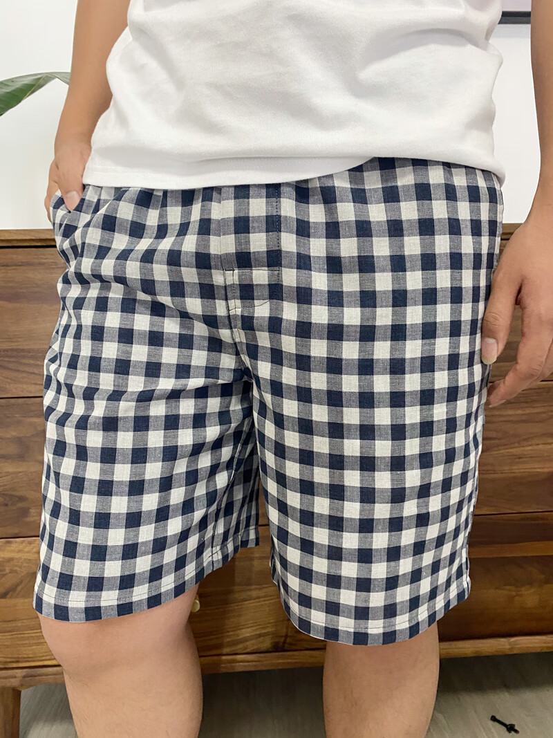 恒源祥特价捡漏大尺码男士睡裤夏天短裤棉宽松薄款棉大裤衩裤叉沙滩裤