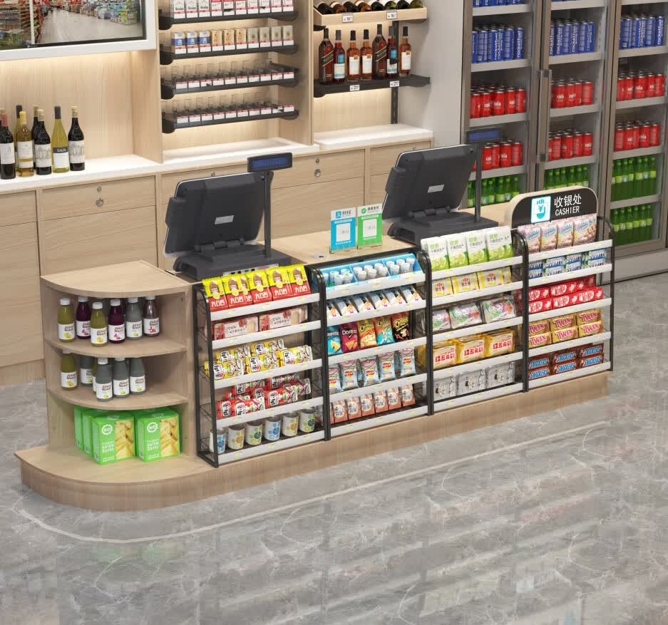 小商品货架 超市收银吧台前小货架便利店口香糖展示架药店零食小商品