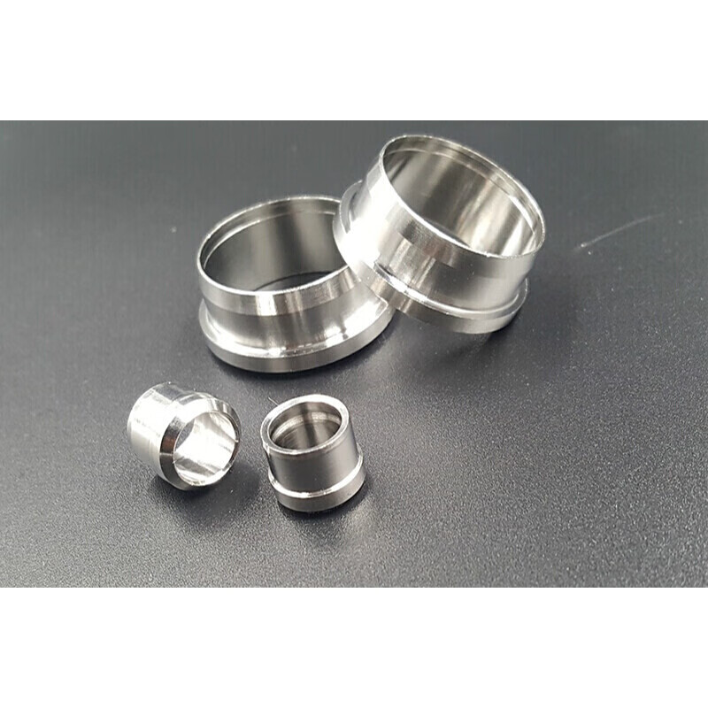 网红304不锈钢铜管卡套式快速接头配件双卡环卡箍双卡圈介子卡套10个