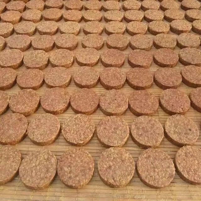 纯手工豆糁饼子蛋子河南周口太康特产五香麻辣真空c 五香微辣豆糁5个