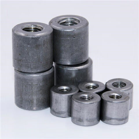 佳楚焊接圆螺母加长圆柱螺母m5螺纹10外圆15高100个