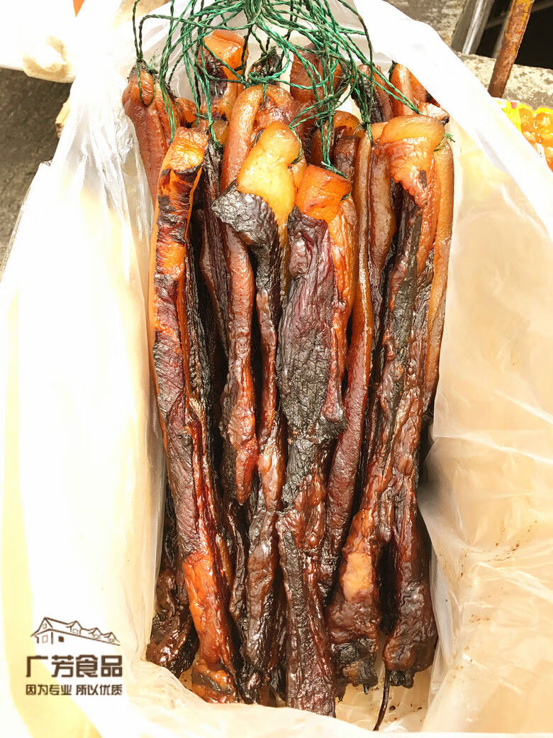 广式腊味酱油腊肉酱香广东特产黄圃腊味无皮五花腌肉400g