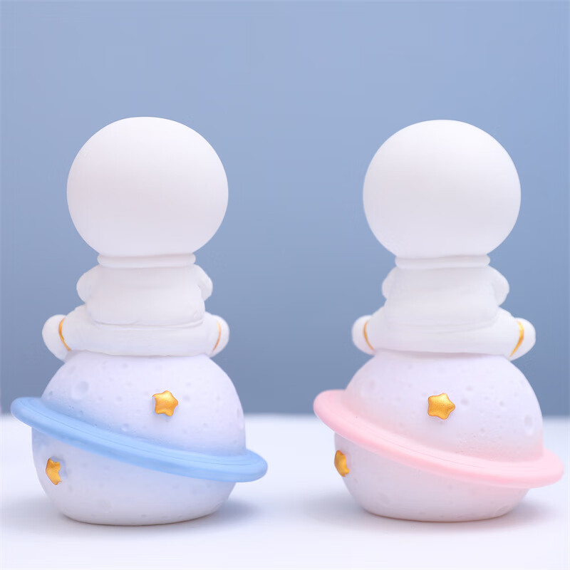 卡通蓝憨憨星球灯创意宇航员星际小夜灯男生卧室装饰小台灯送礼物 999