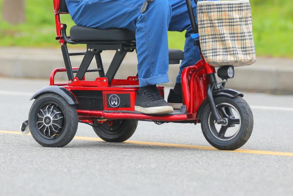 电动车可折叠轻便低速老年家用小型锂电单人电瓶车电动三轮车整车发货