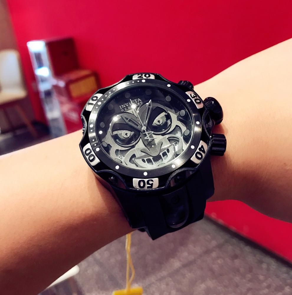 因维克塔小丑联名手表invicta因维克塔小丑dcjoker漫威联名毒液大表盘