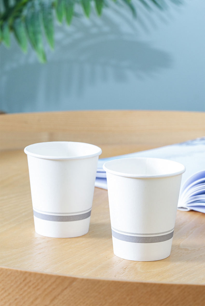 纸杯一次性200ml家用办公商用加厚茶杯饮水杯50只杯子 180ml 100只