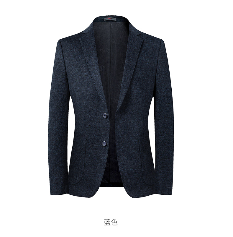 皮尔卡丹品牌西服男秋季新款韩版修身商务休闲西装中青年潮流职场便西