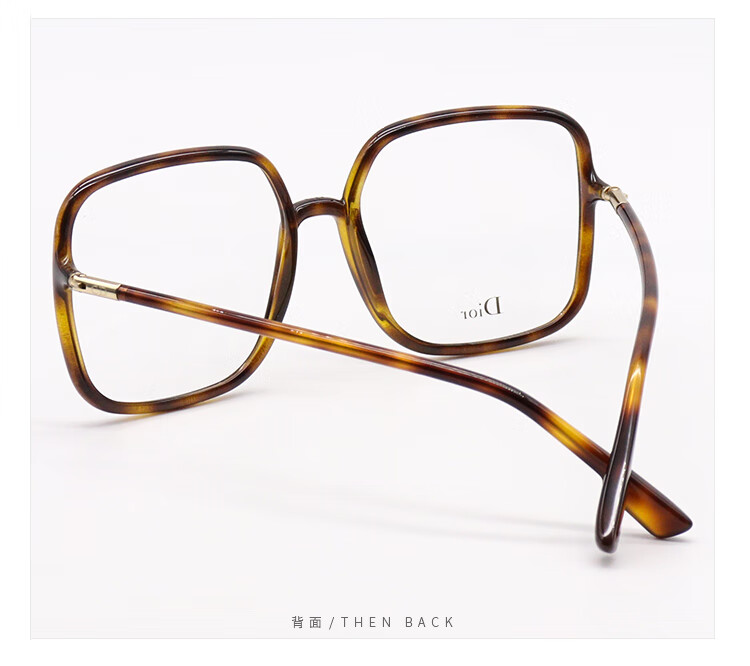 cd眼镜框女周扬青唐一菲同款cd平光镜防滑近视大框方形眼镜架泰卓龙so