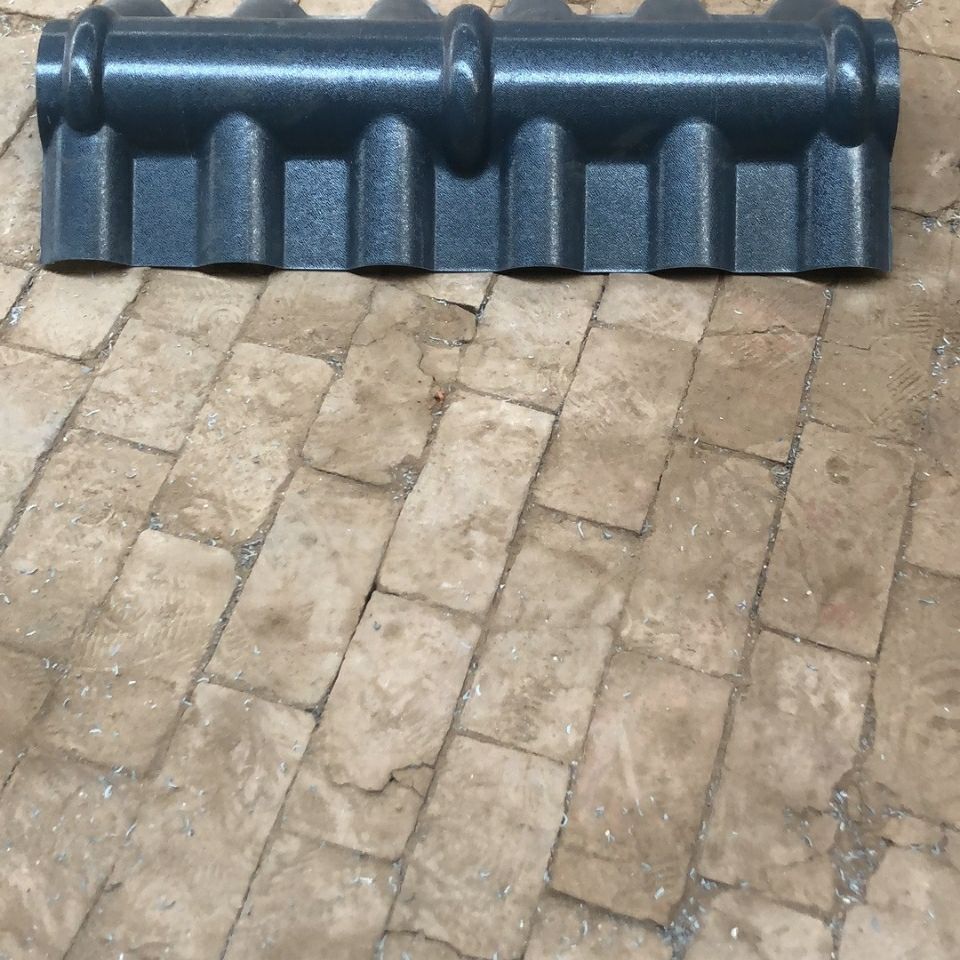 定制屋脊瓦树脂瓦正脊盖帽帽头门楼亭子四坡五脊别