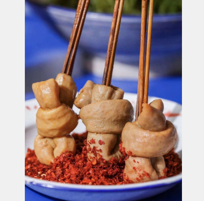 【京挑好物】龙小旺全熟肥肠冒节子共两袋5斤170个至190个火锅串串