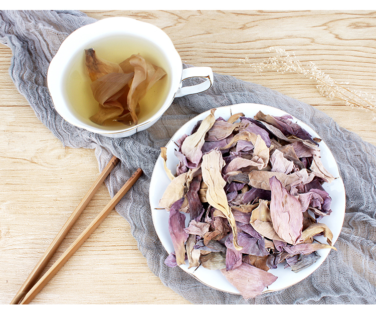 荷花茶干荷花食用荷花叶片干花茶叶花草茶荷花花瓣 一件