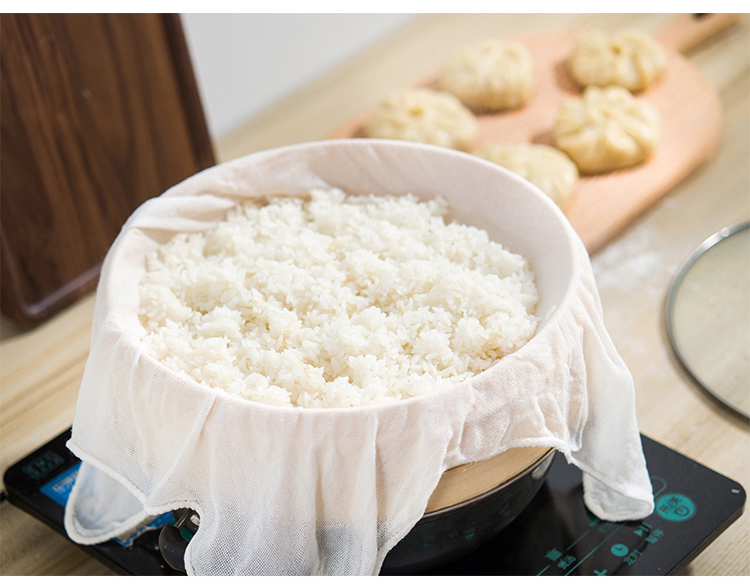 蒸馒头的笼屉布竹纤维蒸笼布食用级方形不粘家用蒸饭锅屉布包子馒头垫
