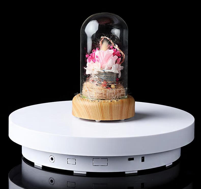 直播产品展示台 电动转盘底座旋转展示台摄影小珠宝直播产品拍摄架转