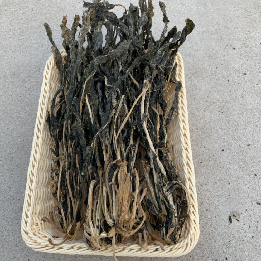 直晒白萝卜叶子干萝卜缨子萝卜叶干白萝卜樱子干脱水干菜食用脱水萝卜