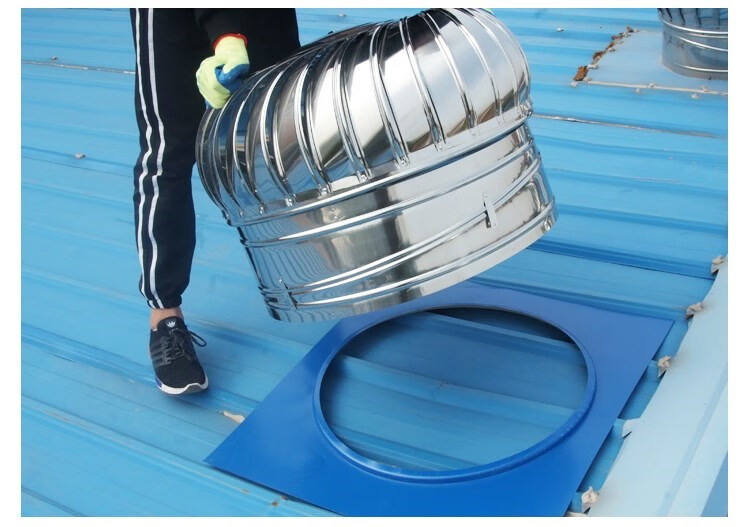 房屋顶风机无动力通风球形300排风防雨出风口透气500房顶换气旋转