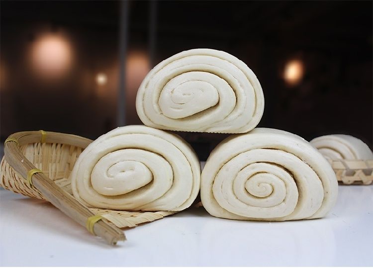 20个装河南老面馒头花卷纯手工方便早餐咸味五香千层卷大馒头面食菠菜