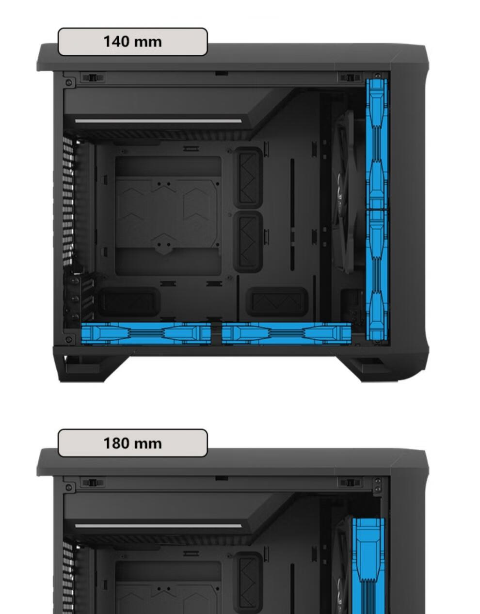 2022新款分形工艺分形工艺迷你机箱torrentnano风冷紧凑mitx分型侧透