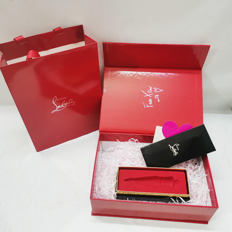 cl萝卜丁口红礼品盒空盒cl礼盒口红套 大手袋 盒子【图片 价格 品牌