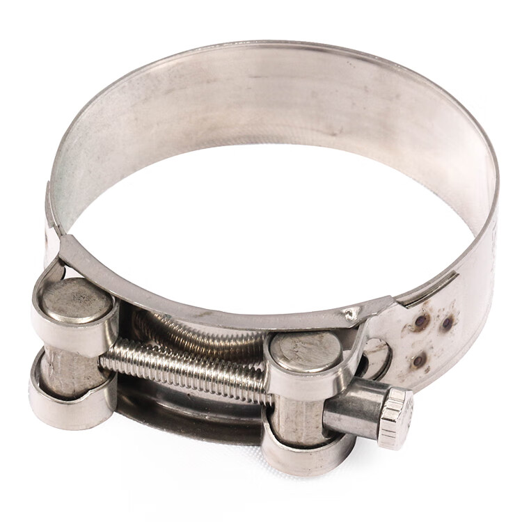 睿亚摩托车越野机车改装排气管中段固定卡扣锁紧卡箍不锈钢消音抱箍