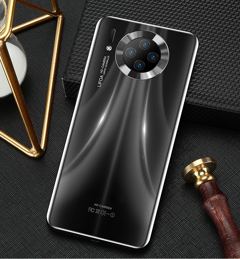 5g通品牌40pro水滴大屏适用于5g通国产安卓智能手机 酷驰40pro紫色