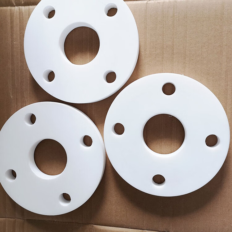 四氟法兰盘耐高温聚四氟乙烯法兰垫片pn16带孔塑料王垫圈非标定制斗昂