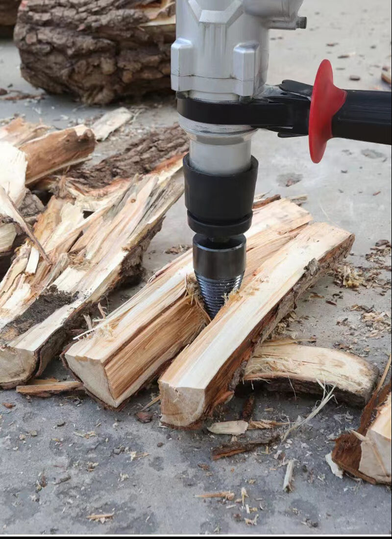 农村新款省力劈柴神器电动柴工具批柴火工具斧头代替器分裂锥 32mm方