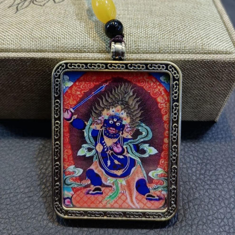 不动尊菩萨不动明王佛牌嘎乌属鸡本命佛八大守护神项链全国 生日礼物