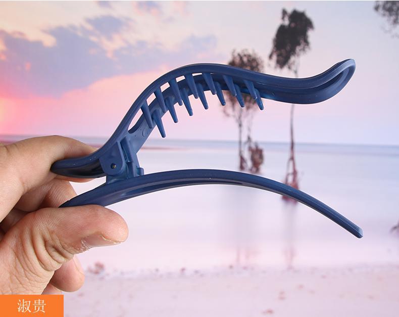 淑贵 大号发夹盘发后脑勺发卡成年女发抓夹头发鸭嘴夹头饰顶夹刘海