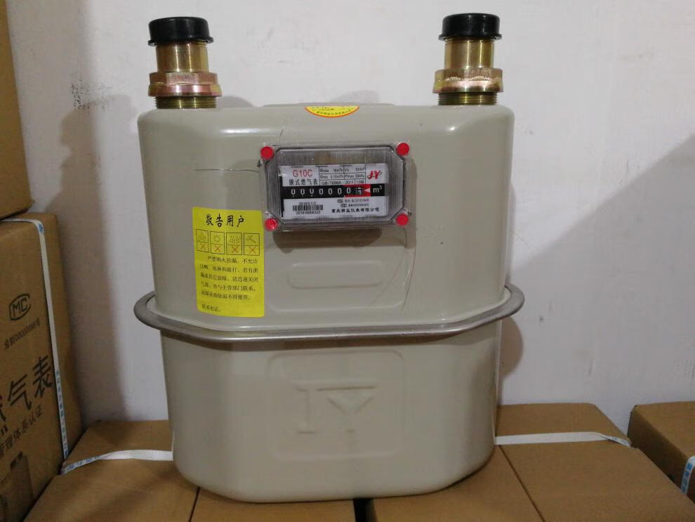 定制适用6立方工业煤气表燃气表 g6天然气表 商用膜式燃气流量计量表