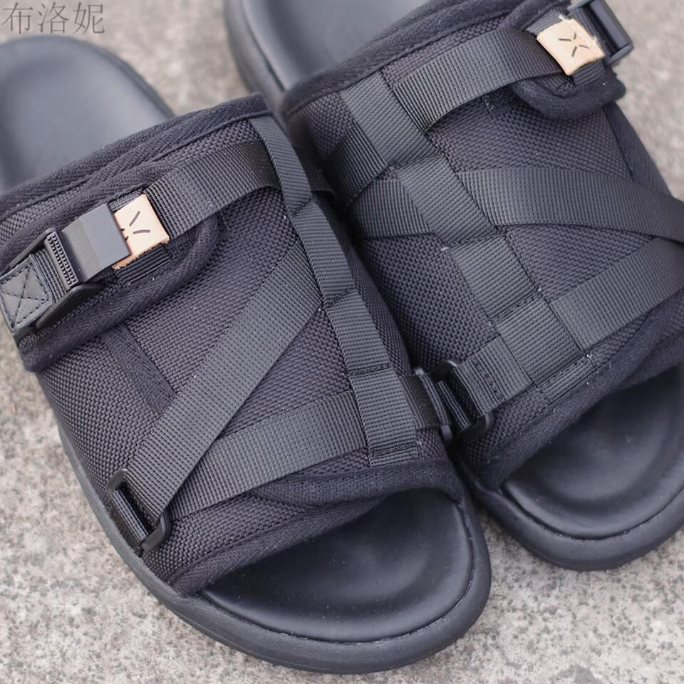 clot陈冠希鞋子visvim新款潮牌网红波点真1皮防臭陈冠希牛皮拖鞋