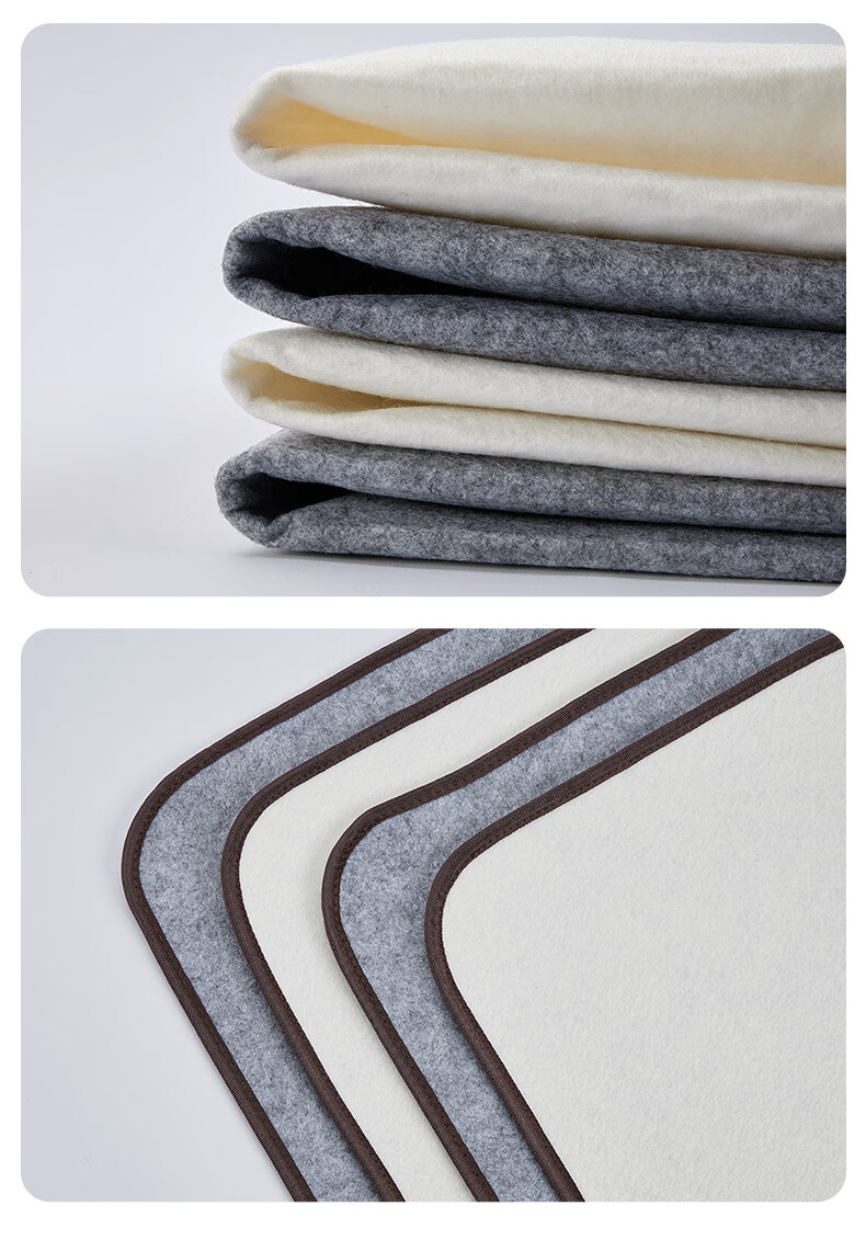 信蓝铭御宝阁毛毡垫书法专用加厚包边书画学生毛笔练字文房四宝套装