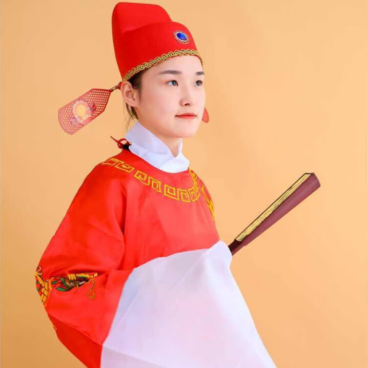 妙优可古装影视状元服装女驸马状元服博饼财神爷演出服装女驸马衣服