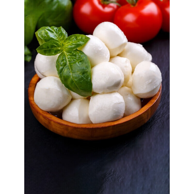 柏札莱马苏里拉奶酪球 水牛芝士拉丝即食 小雪球15个球家用150g