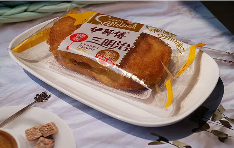 老式三明治面包奶油夹心早餐糕点80后怀旧儿时油炸面包零食整箱批l1