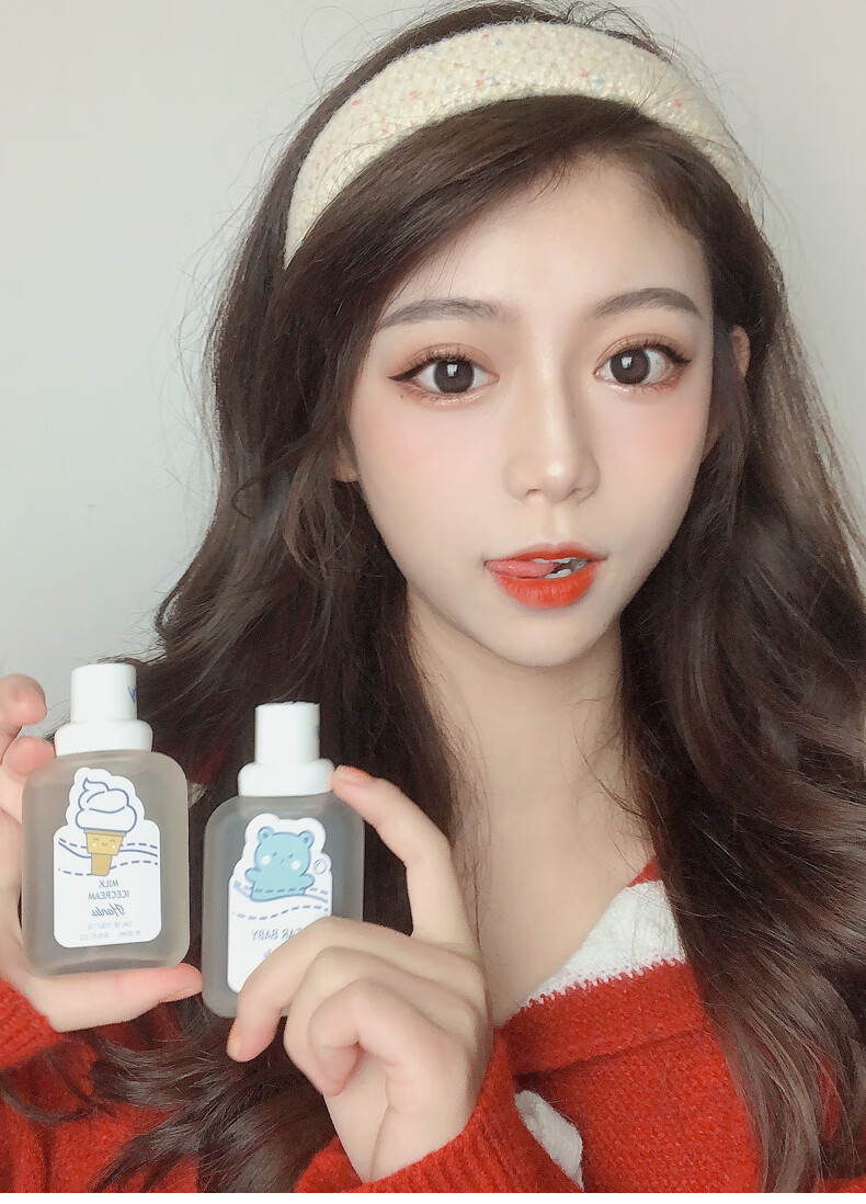 韩卢hanlu可爱小熊宝宝香水婴儿香持久清新自然水蜜桃绿茶香樱花牛奶