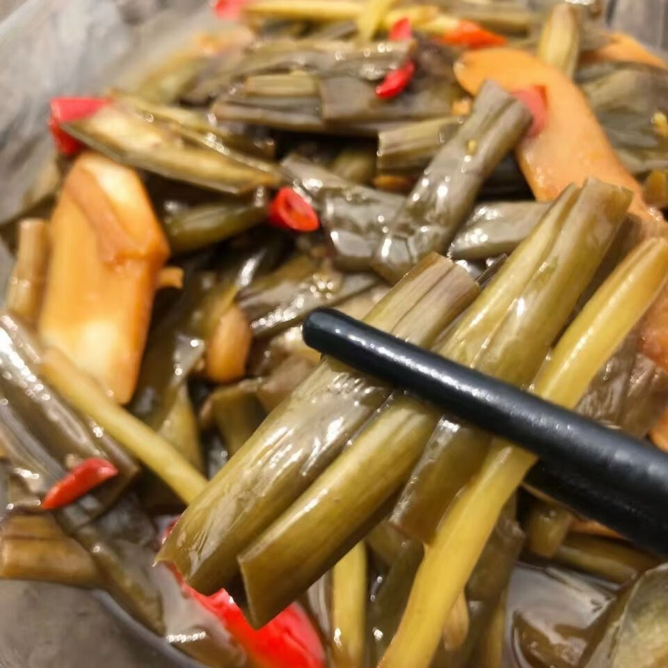 广西横县酸芋苗500克袋农家自制芋禾下饭菜饭扫光泡菜横县酸芋苗3斤加