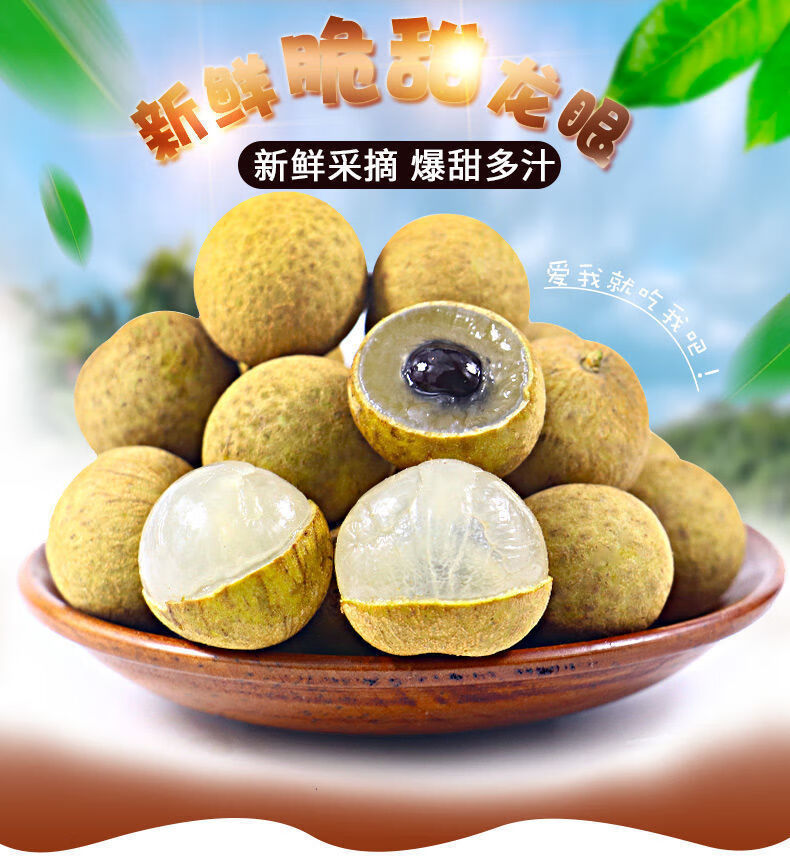 年货精选包甜龙眼新鲜现摘广东桂圆当季水果整箱批发一斤尝鲜装