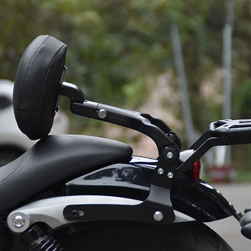 适用 摩托车靠背摩枭500摩瑞800香帅700铃木凯悦250改装多功能折叠