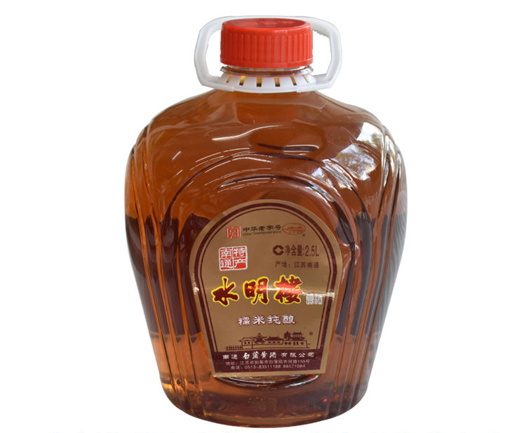 官方旗舰南通特产如皋白蒲黄酒水明楼糯米佳酿米酒2500ml6桶