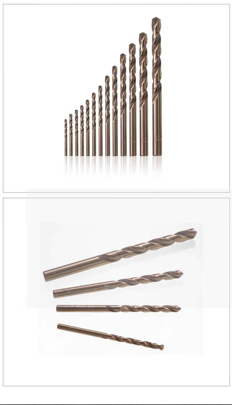 不锈钢钻头 含钴麻花钻 打孔合金转头 电钻钻头1-9.5mm 6mm