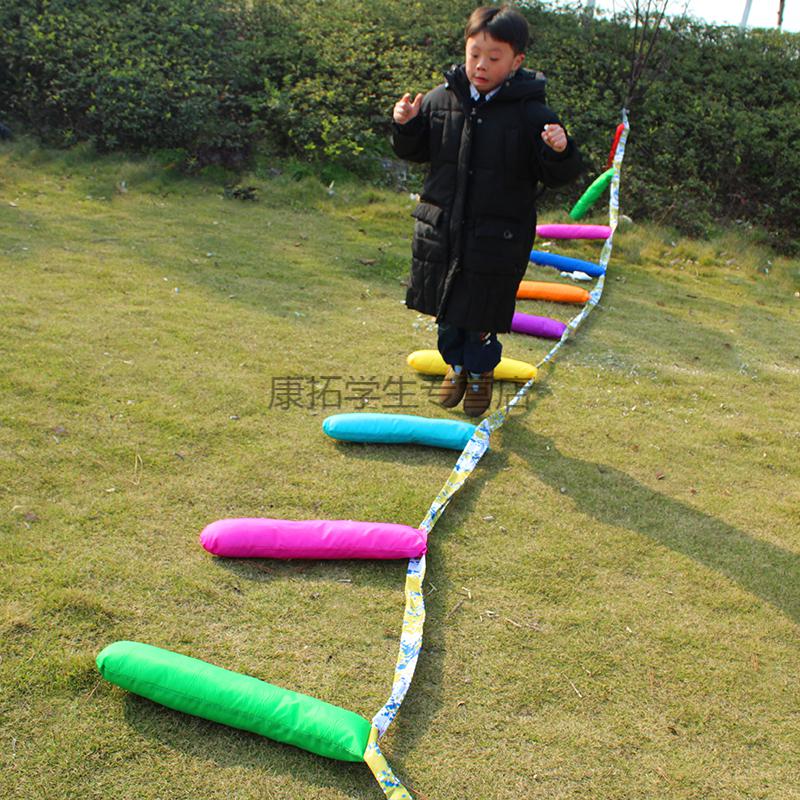 儿童拳击沙袋幼儿园感统训练器材子户外趣味击沙包健身游戏玩具 纯色